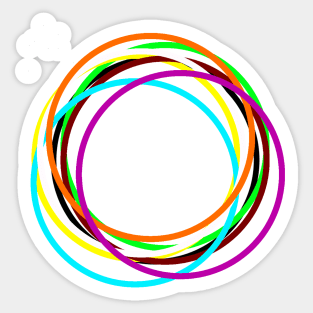 Amazing Color Circles Sticker